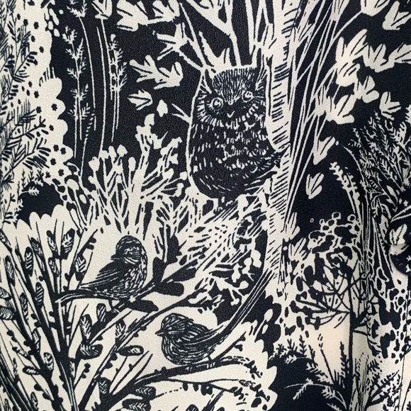 Anthropologie HD in Paris Woodland Ruffle Picea Top - Picture 5 of 8